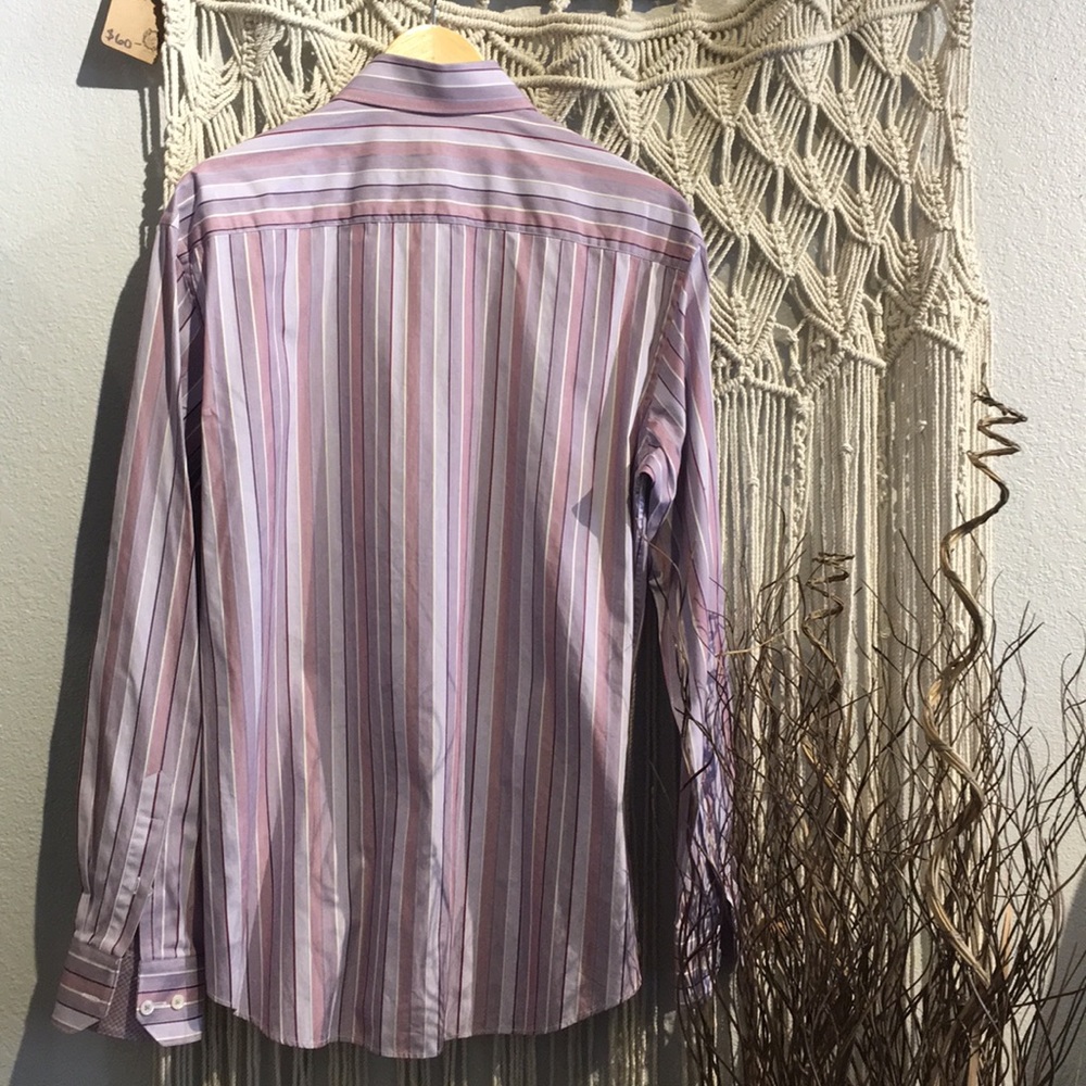 Men’s Dress Shirt NWT Bugatchi Size Large - Picture 2 of 6